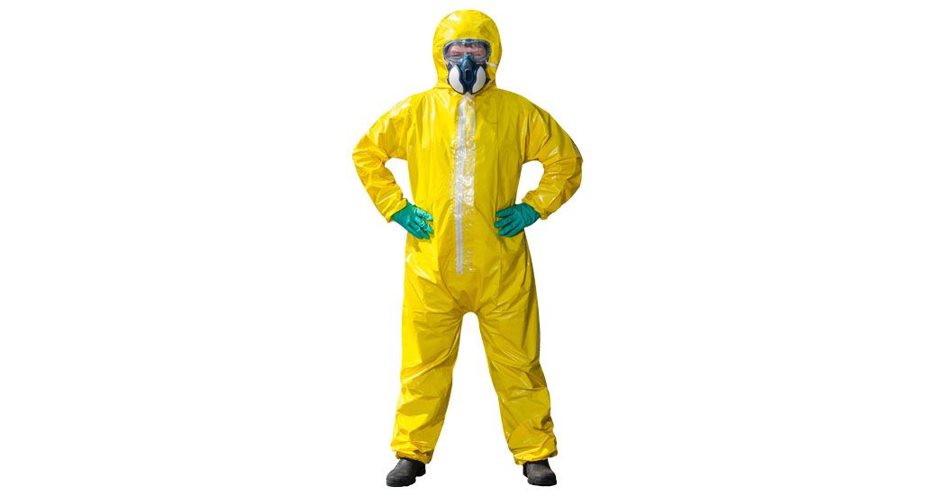 100PE04 Chemical Coverall 