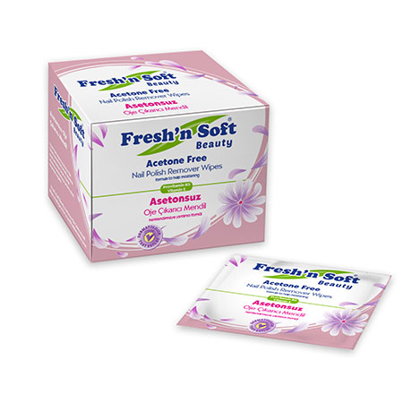 Fresh'n Soft - Acetone Free Nail Polish Remover Wipe 