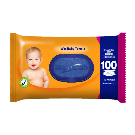 Fresh'n Soft - Classic Wet Baby Towels 100 