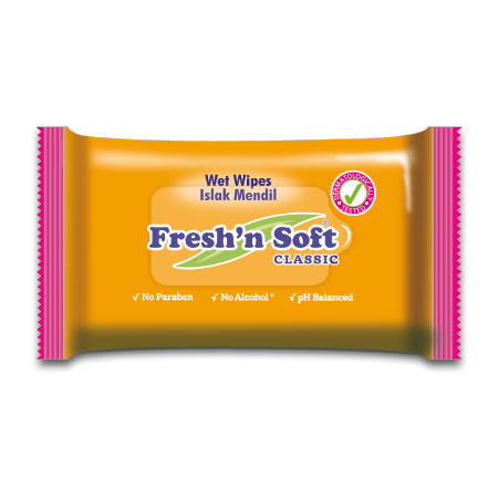 Fresh'n Soft - Klasik Islak Bebek Havlusu 15 