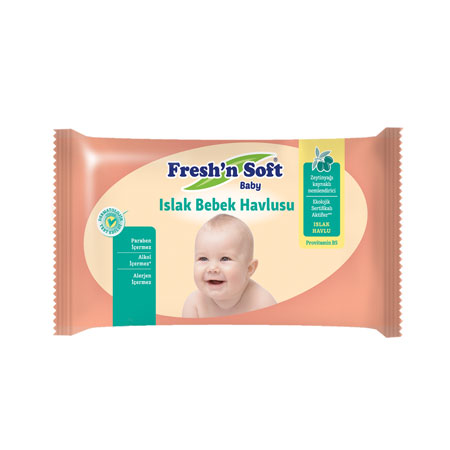 Fresh'n Soft - Wet Baby Towel 56 