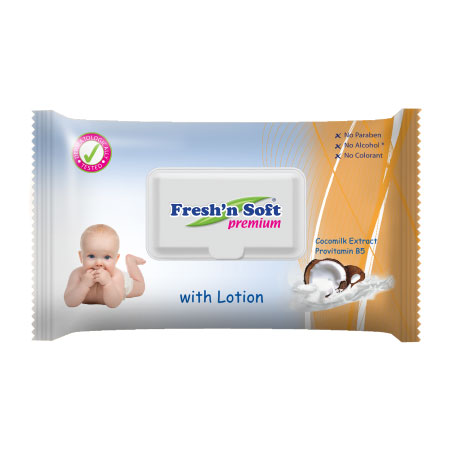 Fresh'n Soft - Wet Towels With Lotion Cocomilk Extract 