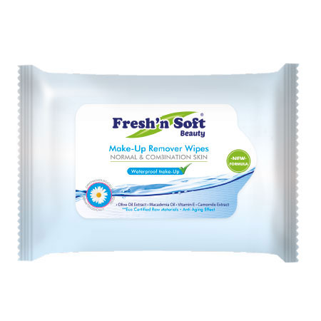 Fresh'n Soft - Make-Up Remover Wipes Normal & Combination Skin 
