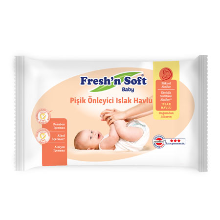 Fresh'n Soft - Rash Preventive Wet Towels 40 